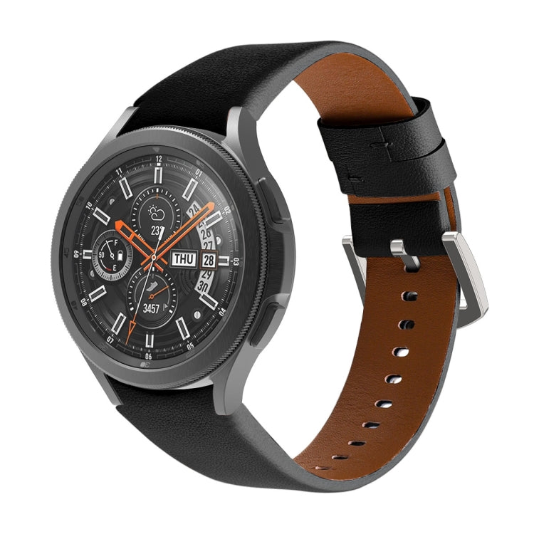 Genuine Leather Watchband, For Samsung Galaxy Watch4 40mm / 44mm