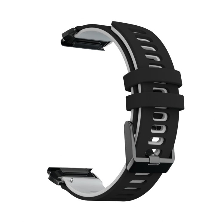 Two-color Silicone Quick Release Watchband, For Garmin Fenix 7, For Garmin Fenix 7X