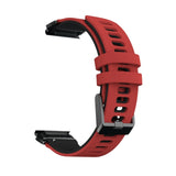 Two-color Silicone Quick Release Watchband, For Garmin Fenix 7, For Garmin Fenix 7X