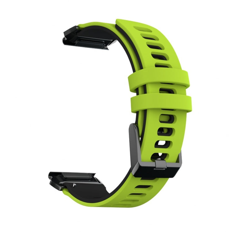 Two-color Silicone Quick Release Watchband, For Garmin Fenix 7, For Garmin Fenix 7X
