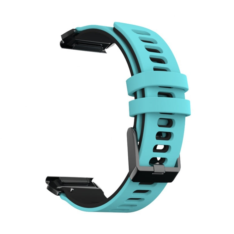 Two-color Silicone Quick Release Watchband, For Garmin Fenix 7, For Garmin Fenix 7X