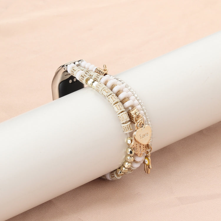 Mori Style Beaded Bracelet Watchband, For Xiaomi Mi Band 3 & 4, For Xiaomi Mi Band 5 & 6