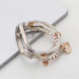 Mori Style Beaded Bracelet Watchband, For Xiaomi Mi Band 3 & 4, For Xiaomi Mi Band 5 & 6