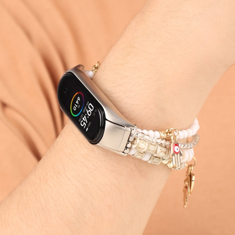 Mori Style Beaded Bracelet Watchband, For Xiaomi Mi Band 3 & 4, For Xiaomi Mi Band 5 & 6