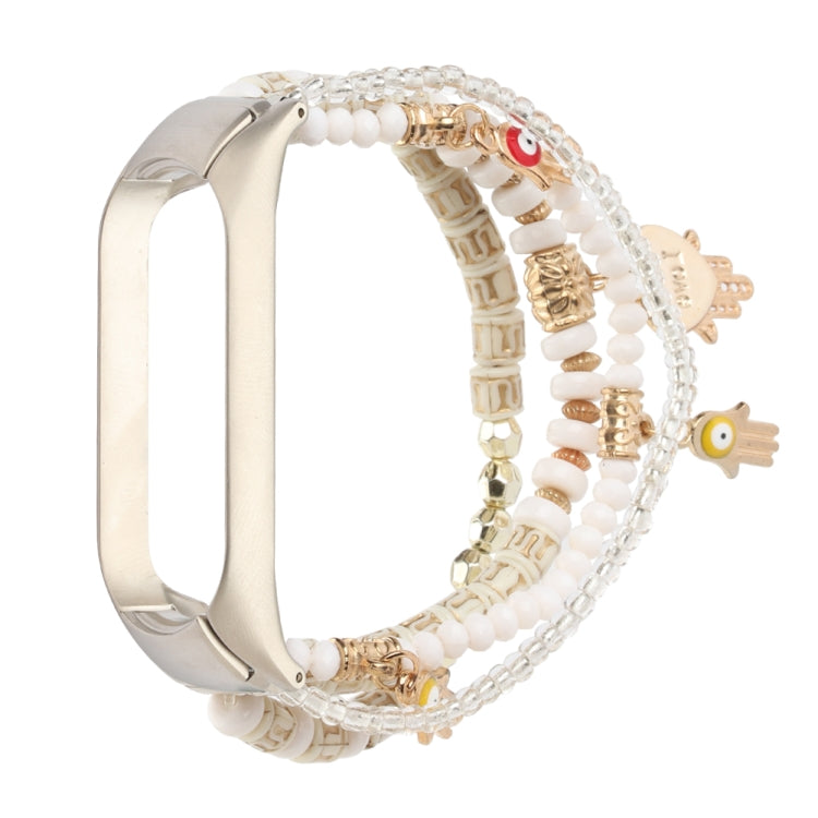 Mori Style Beaded Bracelet Watchband, For Xiaomi Mi Band 3 & 4, For Xiaomi Mi Band 5 & 6