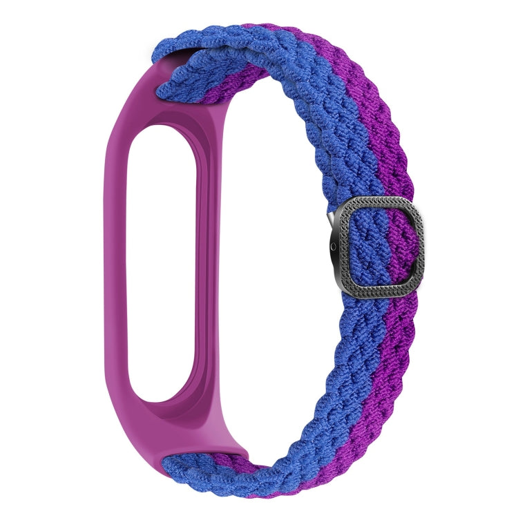 Stripe Braided Watchband, For Xiaomi Mi Band 6 / 5, For Xiaomi Mi Band 4 / 3