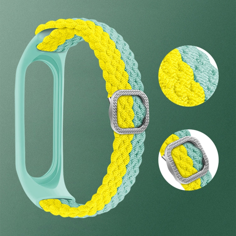 Stripe Braided Watchband, For Xiaomi Mi Band 6 / 5, For Xiaomi Mi Band 4 / 3