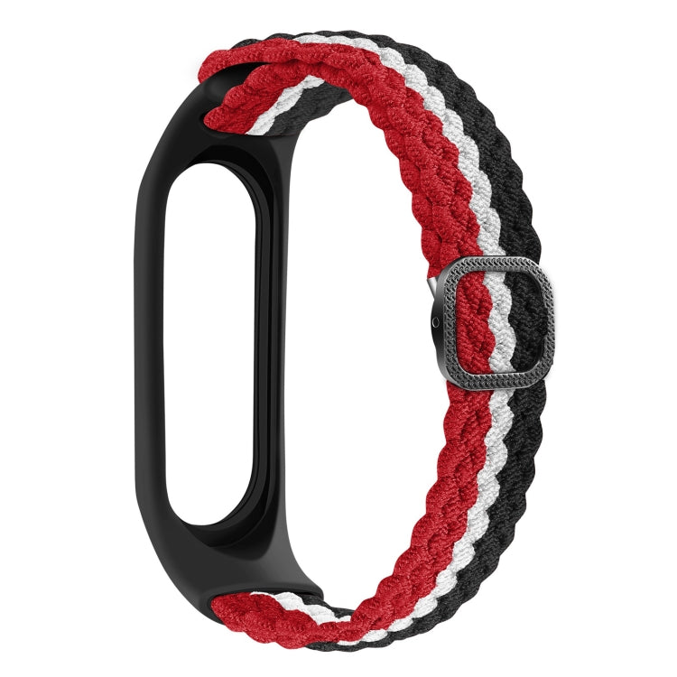 Stripe Braided Watchband, For Xiaomi Mi Band 6 / 5, For Xiaomi Mi Band 4 / 3