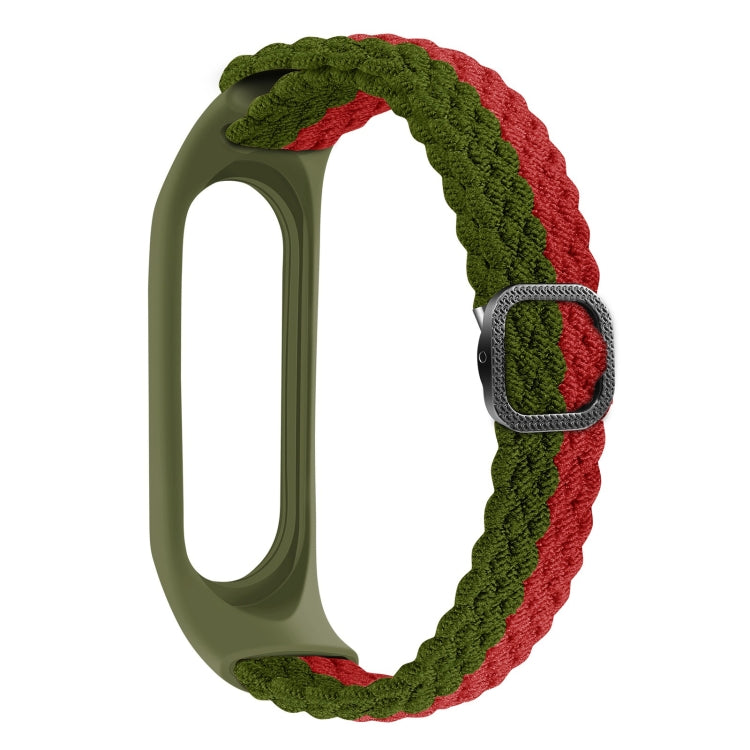 Stripe Braided Watchband, For Xiaomi Mi Band 6 / 5, For Xiaomi Mi Band 4 / 3