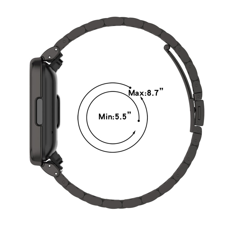 Three-bead Steel Watch Band for Xiaomi Redmi Watch 2 Lite International Version, For Xiaomi Redmi Watch 2 Lite International Version