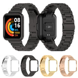 Three-bead Steel Watch Band for Xiaomi Redmi Watch 2 Lite International Version, For Xiaomi Redmi Watch 2 Lite International Version