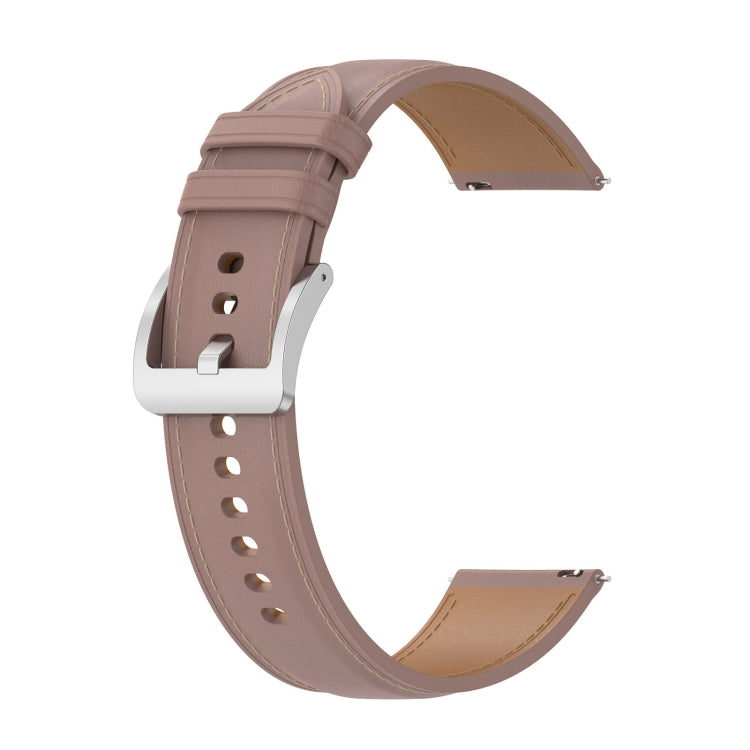 22mm Genuine Leather Watch Strap for Huawei Watch GT3 46mm/GT2 46mm/Samsung Galaxy Watch3 45mm