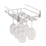 304 Stainless Steel Hanging Wine Glass Shelf Drain Rack Cup Holder, Cup Holder