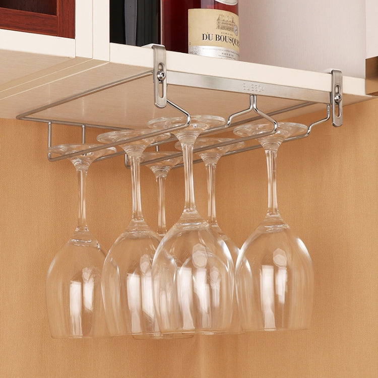 304 Stainless Steel Hanging Wine Glass Shelf Drain Rack Cup Holder, Cup Holder
