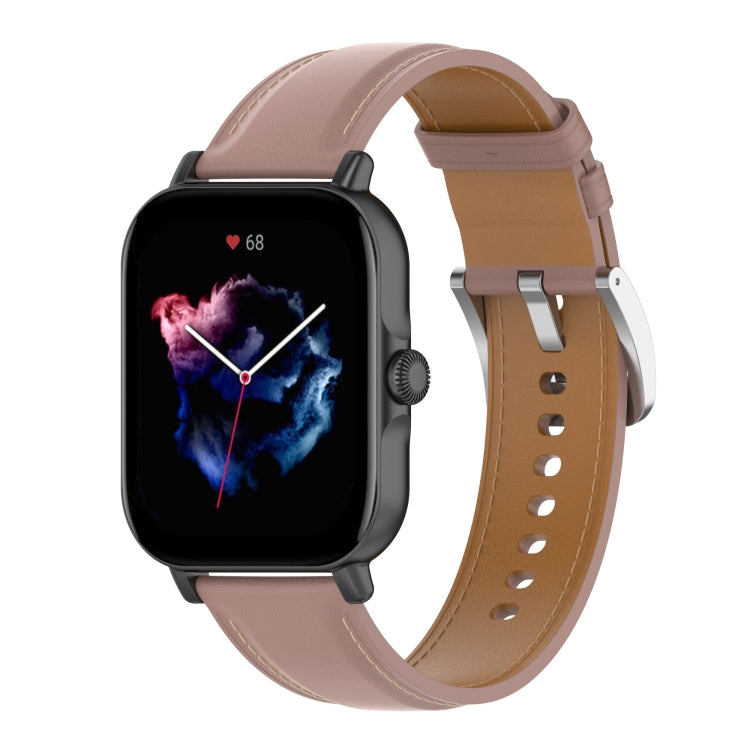 20mm Universal Genuine Leather Watchband