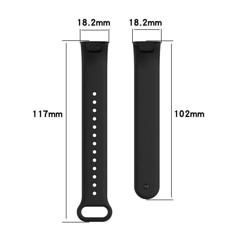 Solid Color Silicone Watchband, For Xiaomi Redmi Band Pro