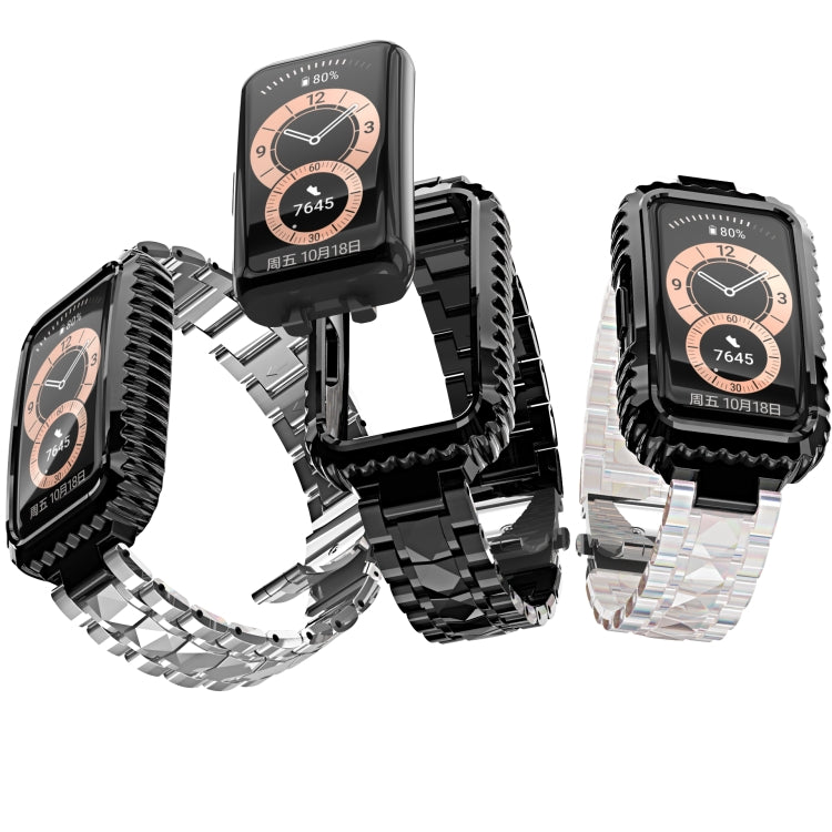 Stainless Steel Watchband, For Huawei Band 6 / Honor Band 6, For Xiaomi Mi Band 6 / 5, For Xiaomi Mi Band 4 / 3