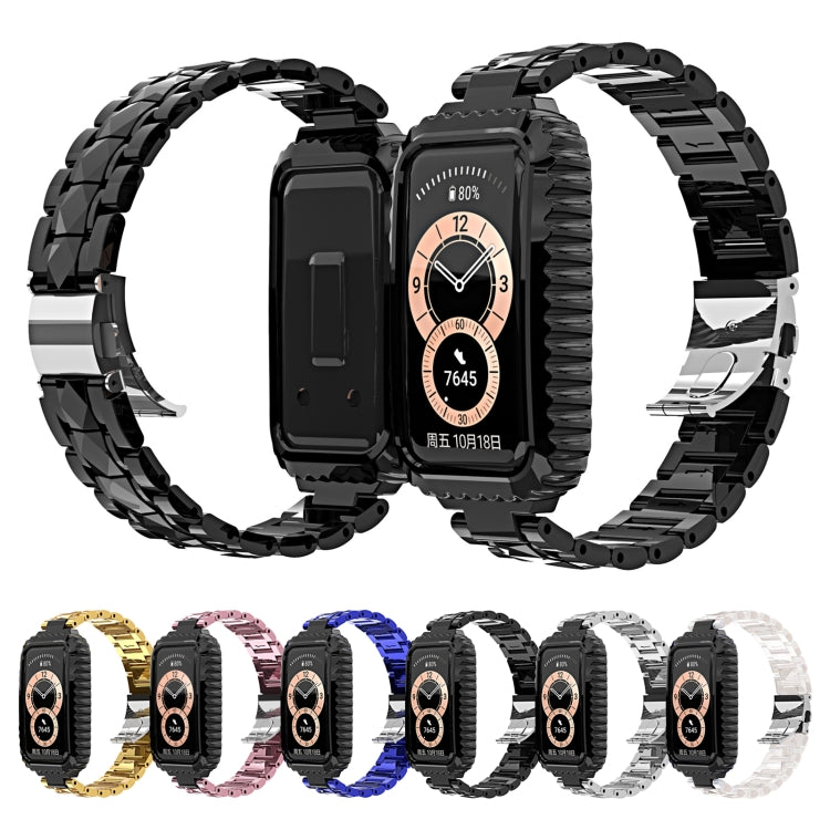 Stainless Steel Watchband, For Huawei Band 6 / Honor Band 6, For Xiaomi Mi Band 6 / 5, For Xiaomi Mi Band 4 / 3