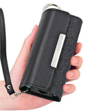 E Cigarette Portable Leather Storage Bag for IQO 3.0 / 3.0 DUO