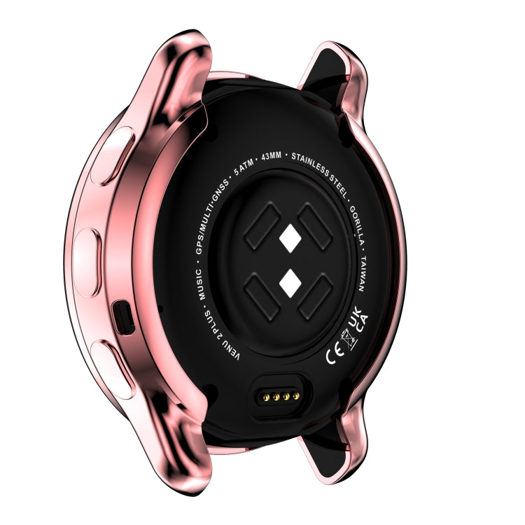 Full Coverage TPU Electroplating Watch Case, For Garmin Venu 2 Plus, For Honor Watch GS 3