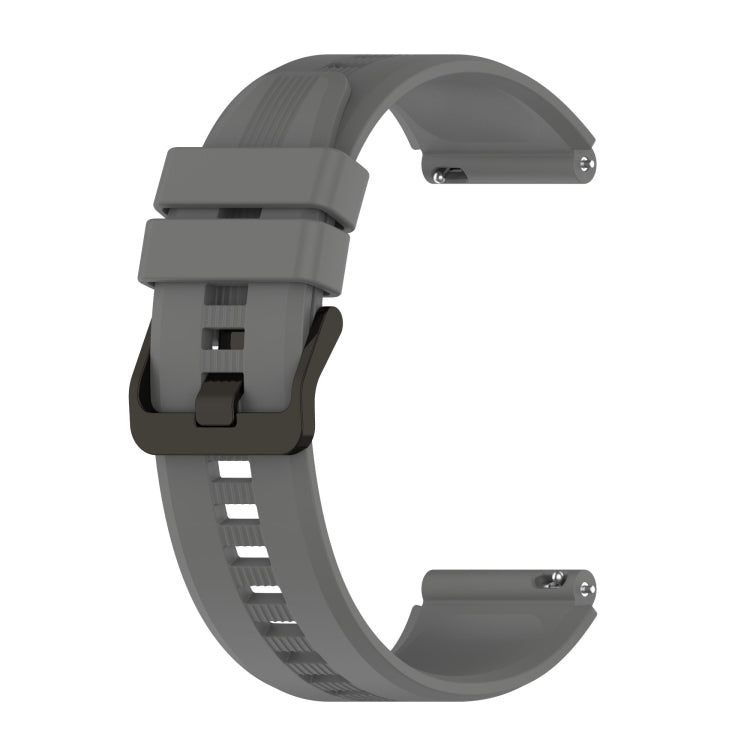 22mm Protruding Head Striped Silicone Watchband, For Honor Watch GS 3