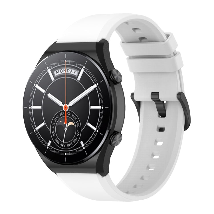 22mm Protruding Head Glossy Silicone Watchband, For Xiaomi Watch S1