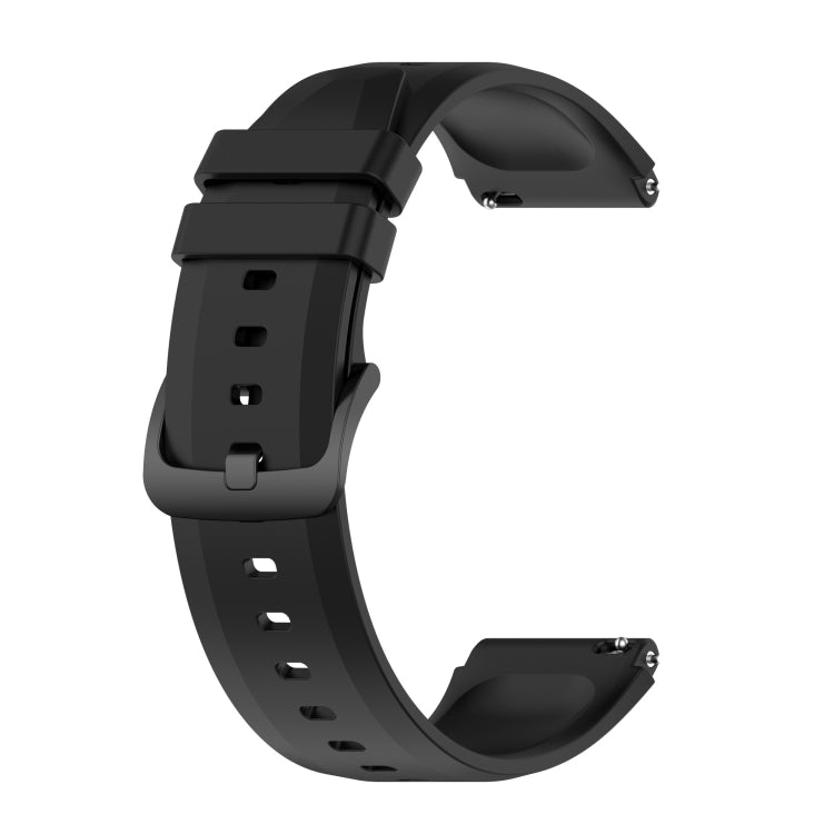 22mm Protruding Head Glossy Silicone Watchband, For Xiaomi Watch S1