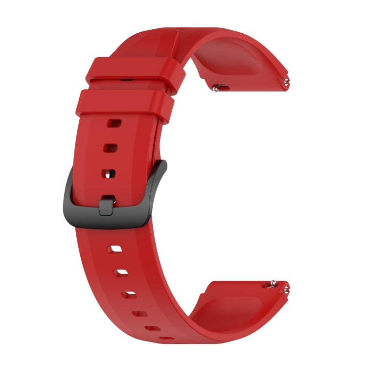 22mm Protruding Head Glossy Silicone Watchband, For Xiaomi Watch S1