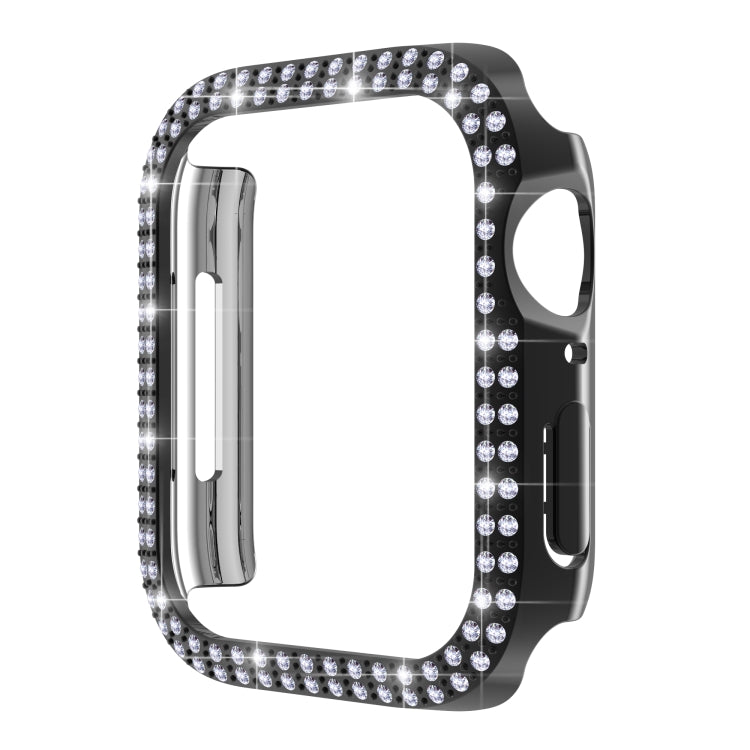 Double-Row Diamond PC Watch Case For Apple Watch Series, 7 41mm, 7 45mm