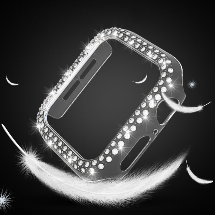 Double-Row Diamond PC Watch Case For Apple Watch Series, 7 41mm, 7 45mm