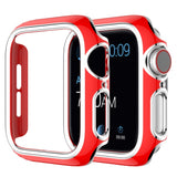 Two-color Electroplating PC Watch Case For Apple Watch Series, 6&SE&5&4 40mm, 6&SE&5&4 44mm