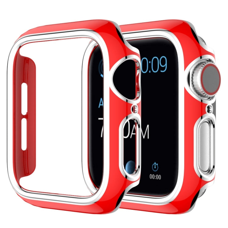 Two-color Electroplating PC Watch Case For Apple Watch Series, 3&2&1 38mm, 3&2&1 42mm