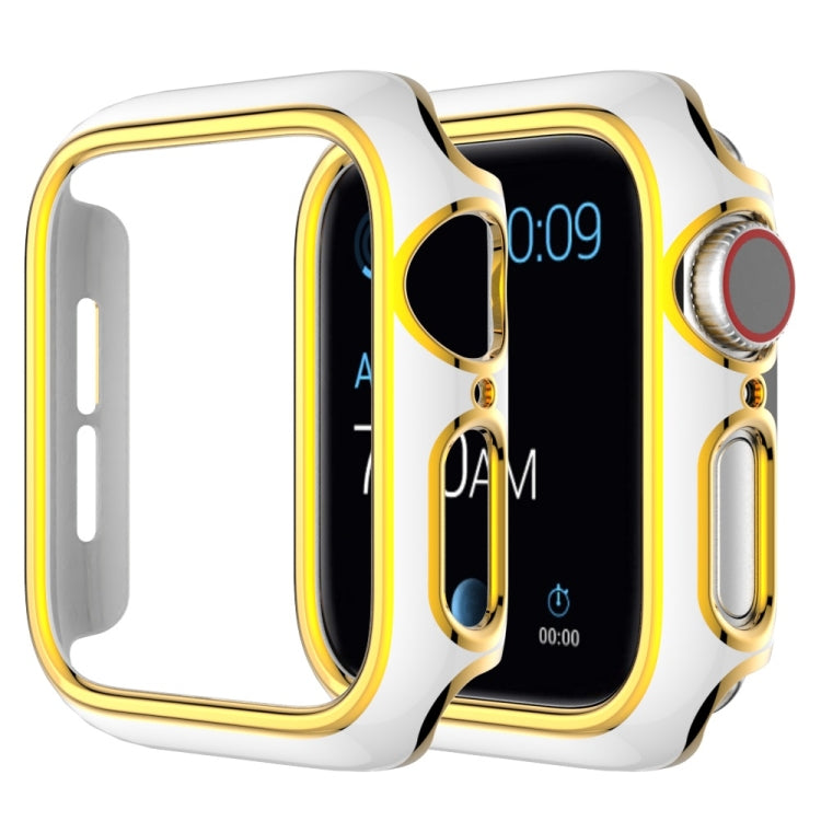 Two-color Electroplating PC Watch Case For Apple Watch Series, 3&2&1 38mm, 3&2&1 42mm