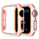 Two-color Electroplating PC Watch Case For Apple Watch Series, 3&2&1 38mm, 3&2&1 42mm
