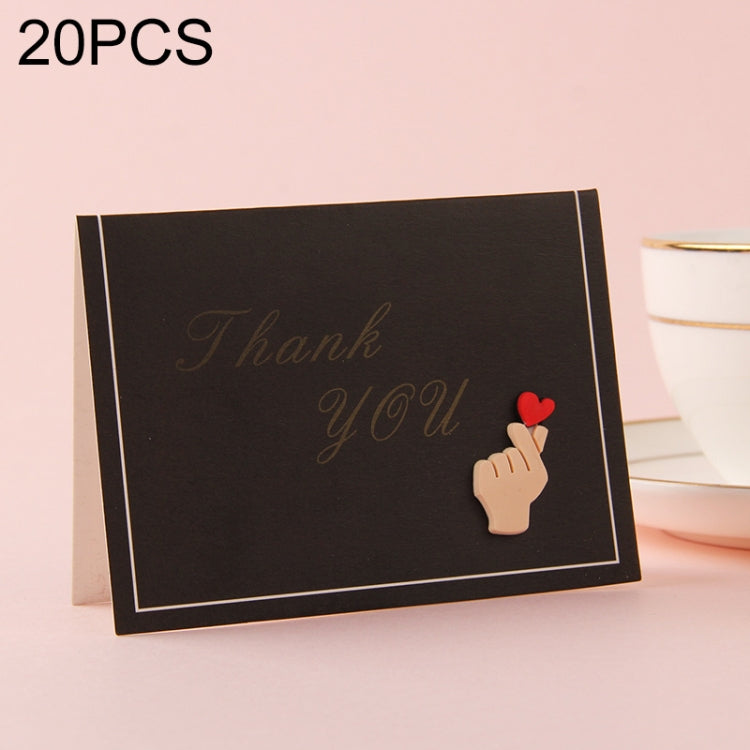 20 PCS 3D Holiday Blessing And Thanksgiving Card, without Envelope
