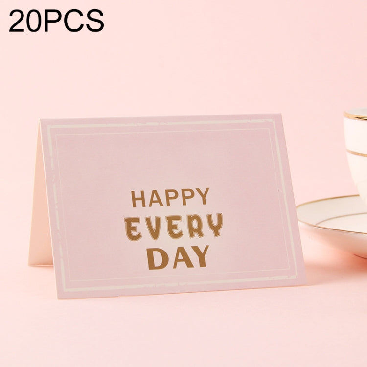 20 PCS 3D Holiday Blessing And Thanksgiving Card, without Envelope