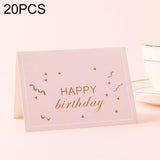20 PCS 3D Holiday Blessing And Thanksgiving Card, without Envelope