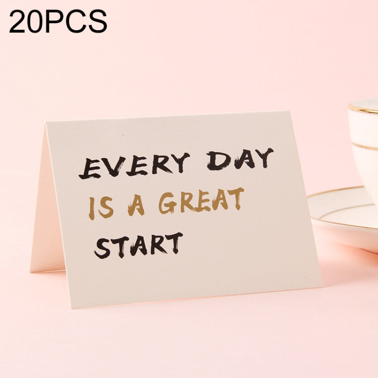 20 PCS 3D Holiday Blessing And Thanksgiving Card, without Envelope