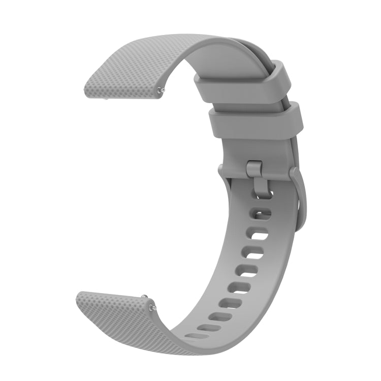 Pockmarked Tonal Buckle Silicone Watch Strap for Huawei Watch / Samsung Galaxy Watch, 20mm, 22mm