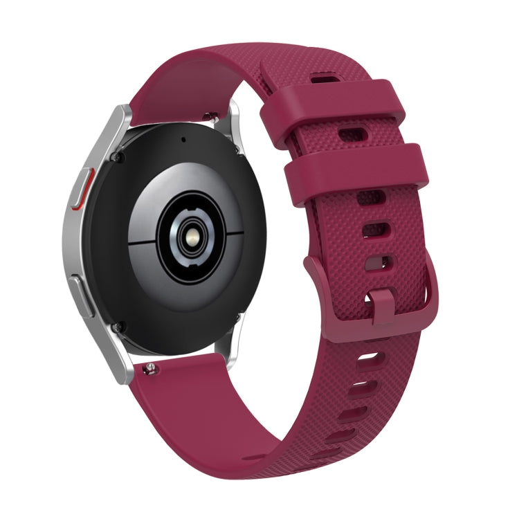 Pockmarked Tonal Buckle Silicone Watch Strap for Huawei Watch / Samsung Galaxy Watch, 20mm, 22mm