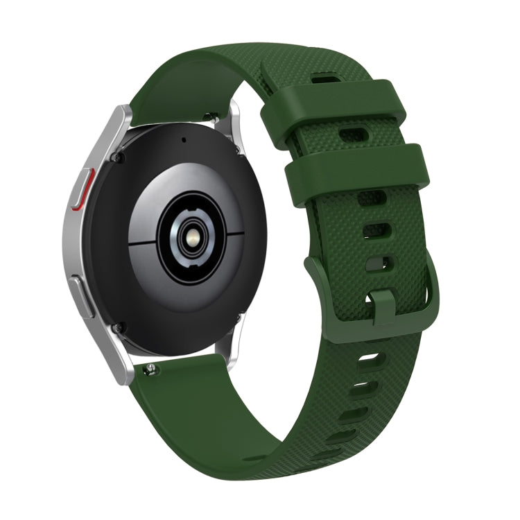 Pockmarked Tonal Buckle Silicone Watch Strap for Huawei Watch / Samsung Galaxy Watch, 20mm, 22mm