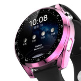 Scale Electroplated PC + Tempered Glass Watch Case, For Huawei Watch 3 Pro