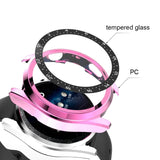 Scale Electroplated PC + Tempered Glass Watch Case, For Huawei Watch 3 Pro