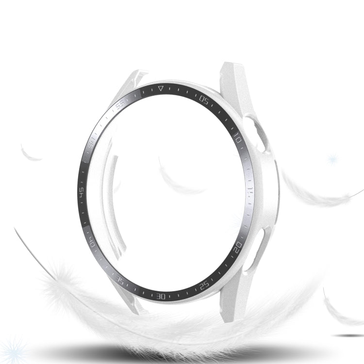 Scale Frosted PC + Tempered Glass Watch Case, For Huawei Watch GT 3 42mm, For Huawei Watch GT 3 46mm