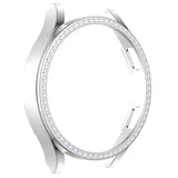 Single Row Diamond Hollowed PC Watch Case, For Samsung Galaxy Watch4 44mm
