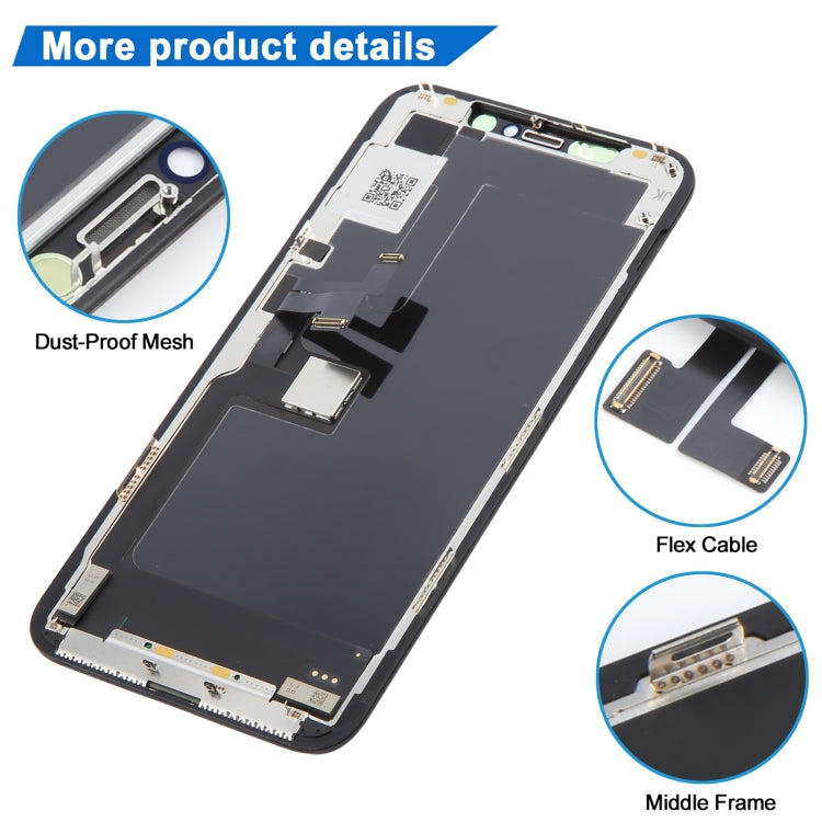 JK inell Material LCD Screen For iPhone XS Max, For iPhone 11 Pro(JK inell), For iPhone 11 Pro Max(JK inell), For iPhone 12 / 12 Pro(JK inell)