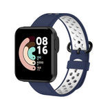 Two-color Silicone Watch Band, For Xiaomi Redmi Watch 2