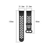 Two-color Silicone Watch Band, For Xiaomi Redmi Watch 2