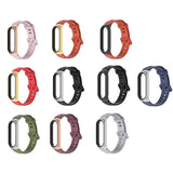 For Xiaomi Mi Band 6 / 5 / 4 / 3 Mijobs Flat Hole Silicone Watch Band, CS Case, GT Case, Plus Case, TF Case