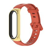 For Xiaomi Mi Band 6 / 5 / 4 / 3 Mijobs Flat Hole Silicone Watch Band, CS Case, GT Case, Plus Case, TF Case